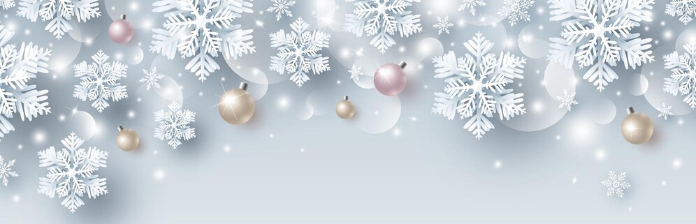 christmas winter banner design snowflake with light vector illustration 46250 2893